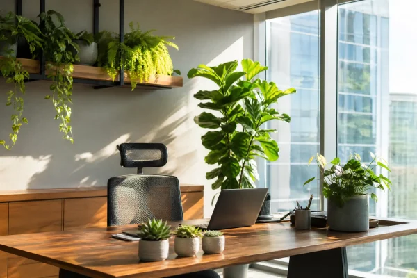 VERDE NO TRABALHO: GUIA COMPLETO PARA TRANSFORMAR SEU ESCRITÓRIO COM PLANTAS SAUDÁVEIS E PRODUTIVAS