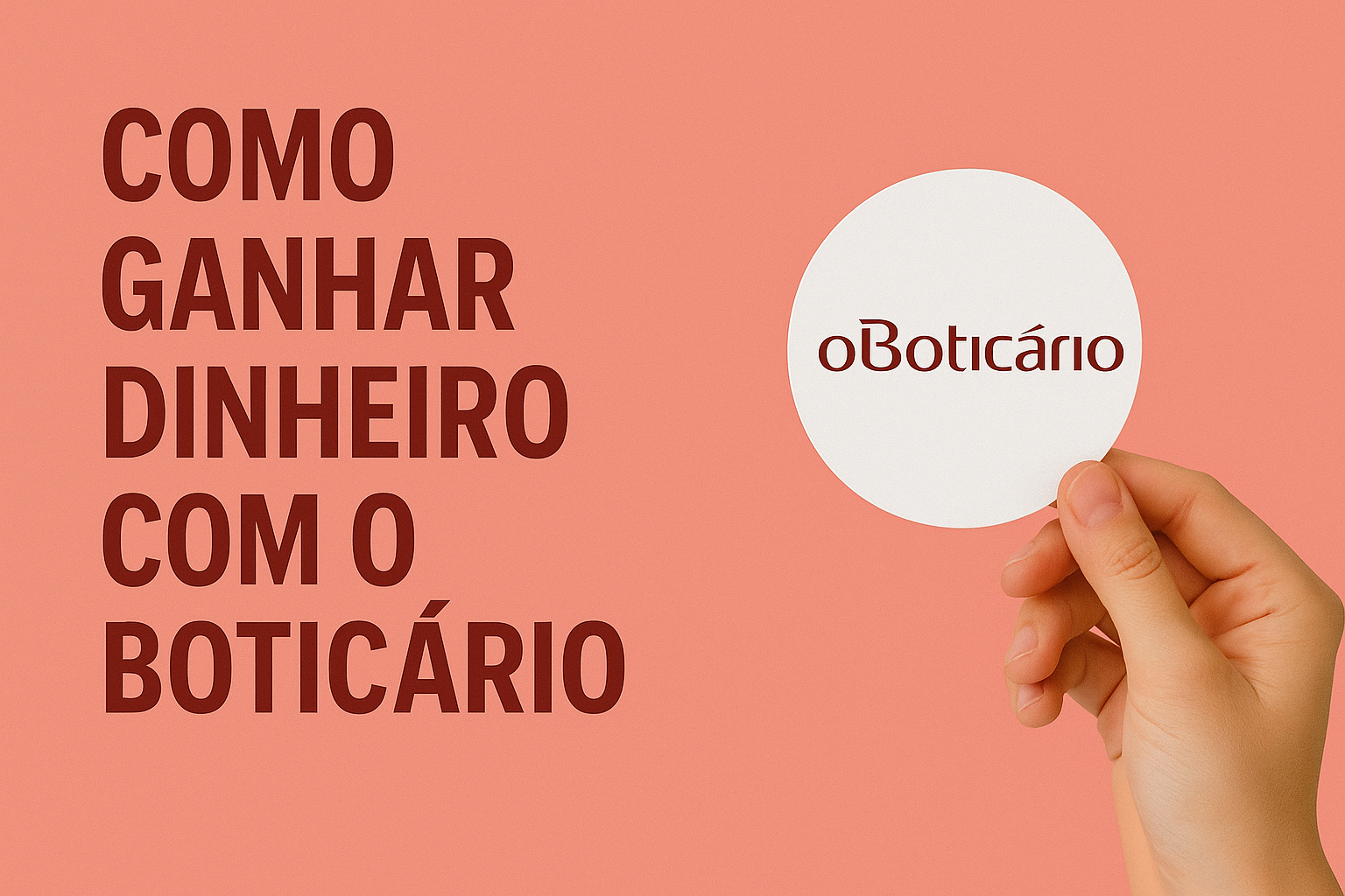 Como Ganhar Dinheiro Com o Boticário