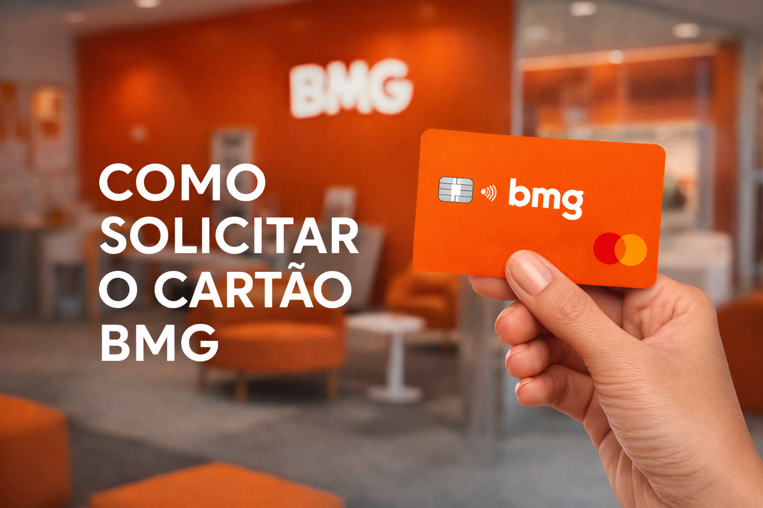 Como solicitar o cartão BMG