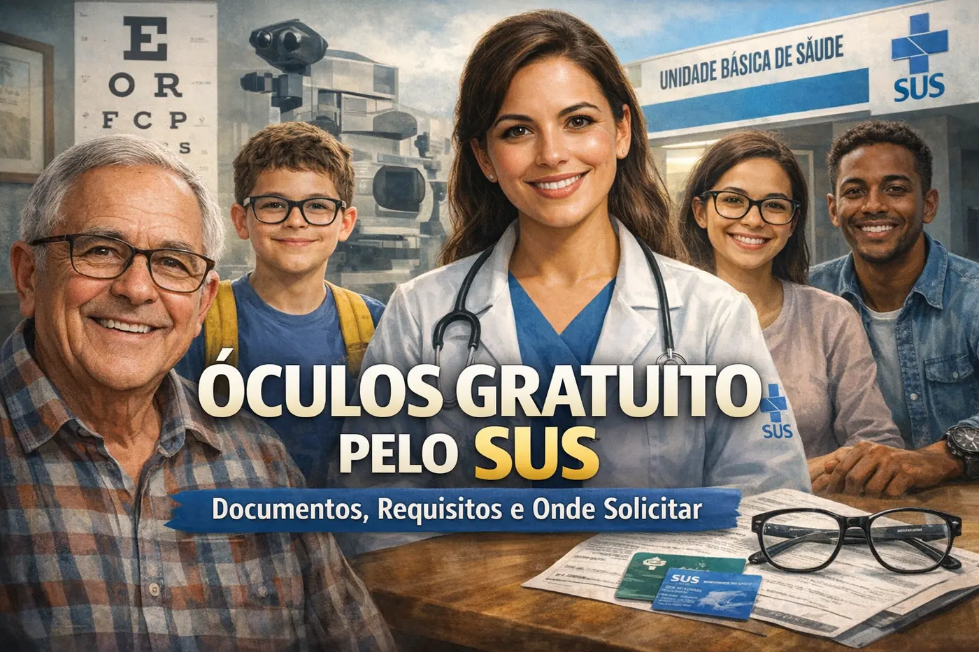 Óculos Gratuito pelo SUS: Documentos, Requisitos e Onde Solicitar